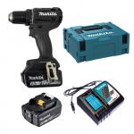 Perceuse visseuse Makita NOIRE 18V Li-Ion 5Ah ø13 - 2 batteries + chargeur DDF485RTJB