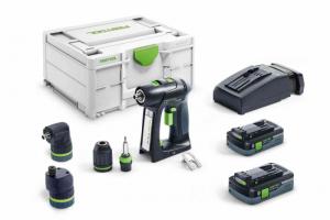 Perceuse-visseuse sans fil C 18 HPC 4,0 I-Set - 576992 Festool