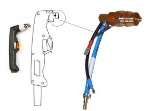 Tête de torche manuelle pour torche LC25